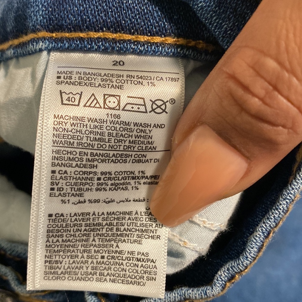 Old Navy Extra High Rise Ski Hi Straight Button Fly Secret Smooth Pockets Jeans - Picture 5 of 9